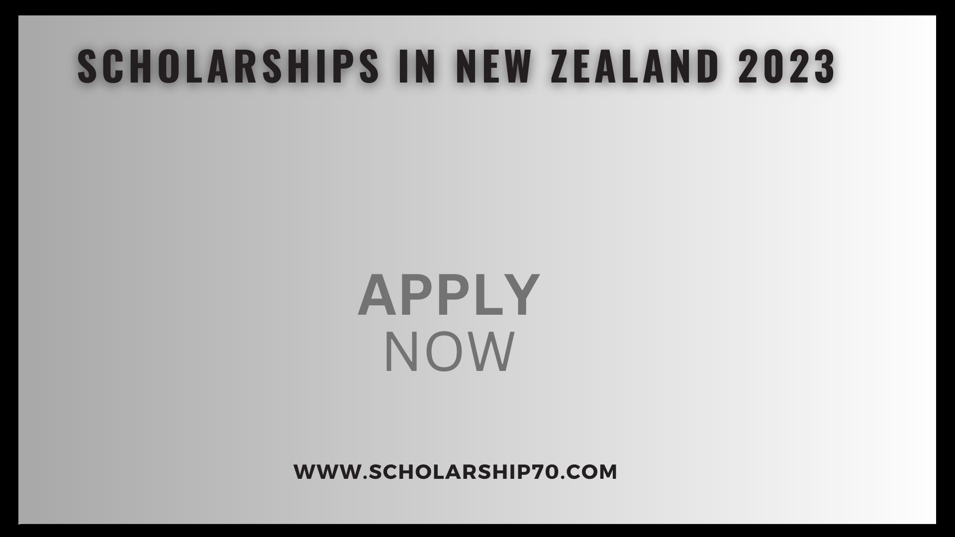 Scholarships in New Zealand 2023