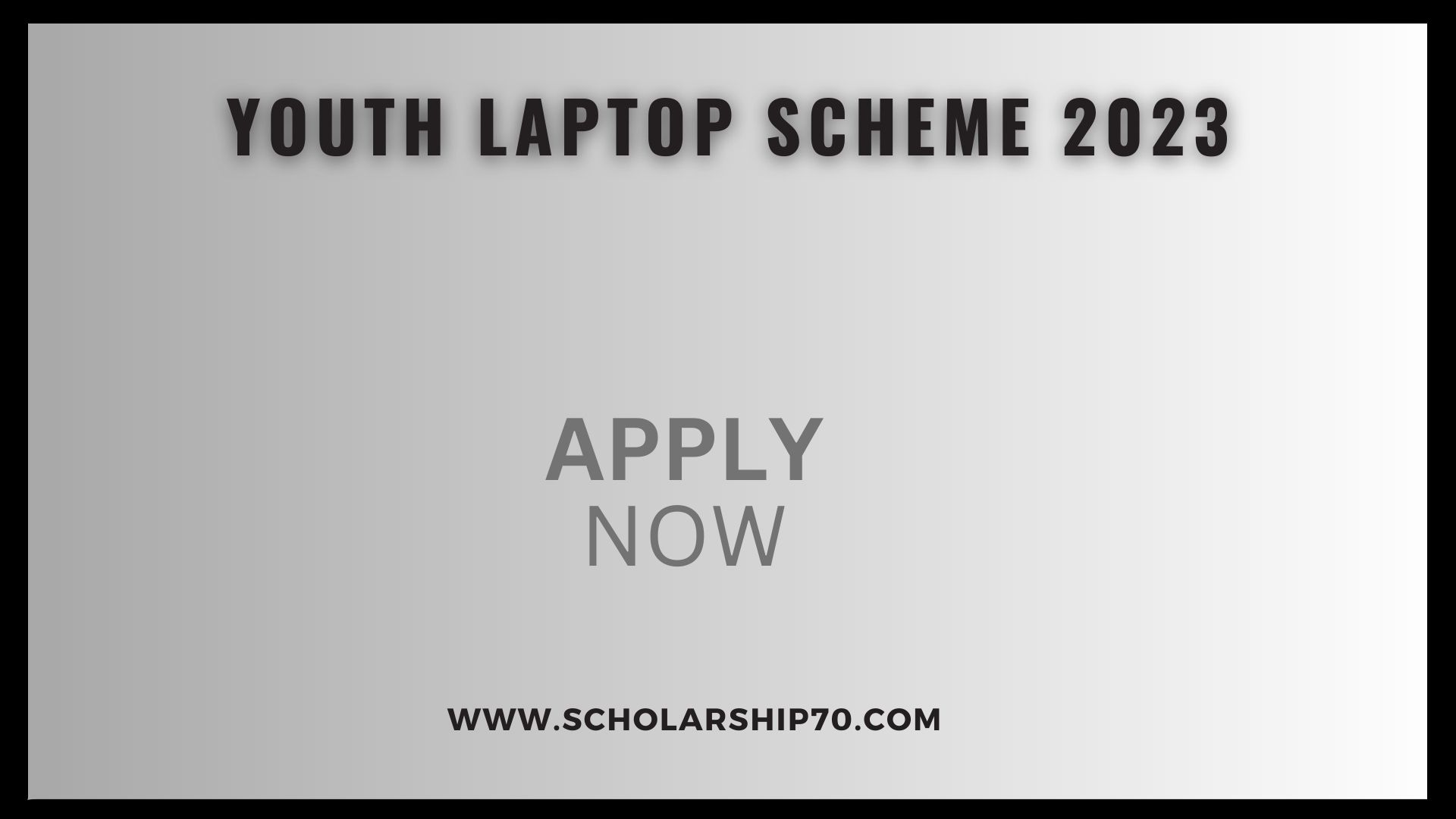 Youth Laptop Scheme 2023