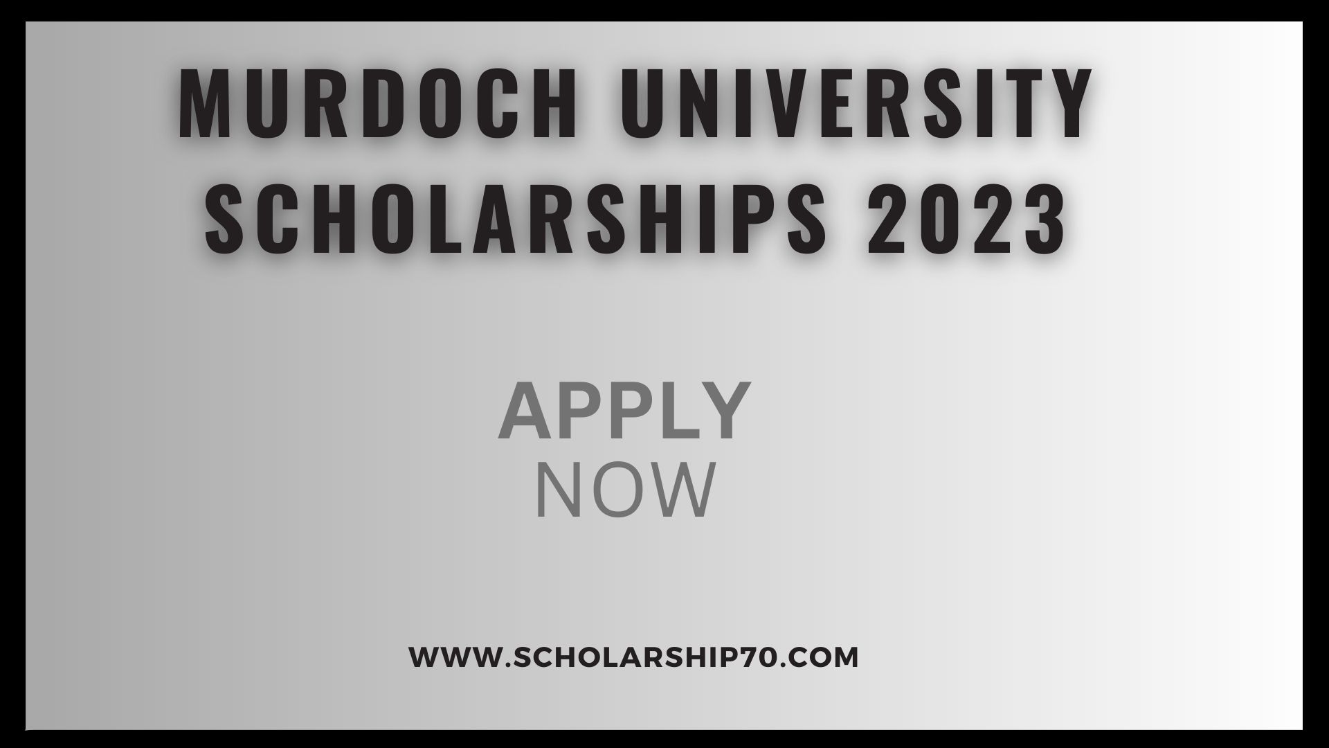 Murdoch University Scholarships 2023