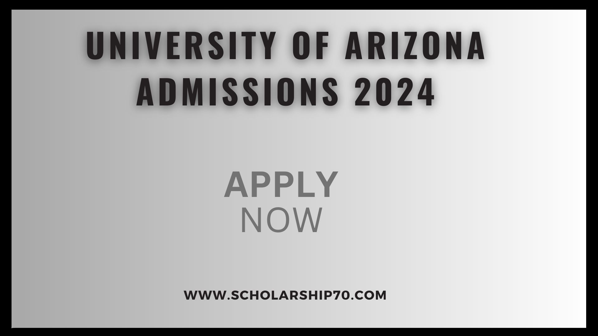 University of Arizona Admissions 2024